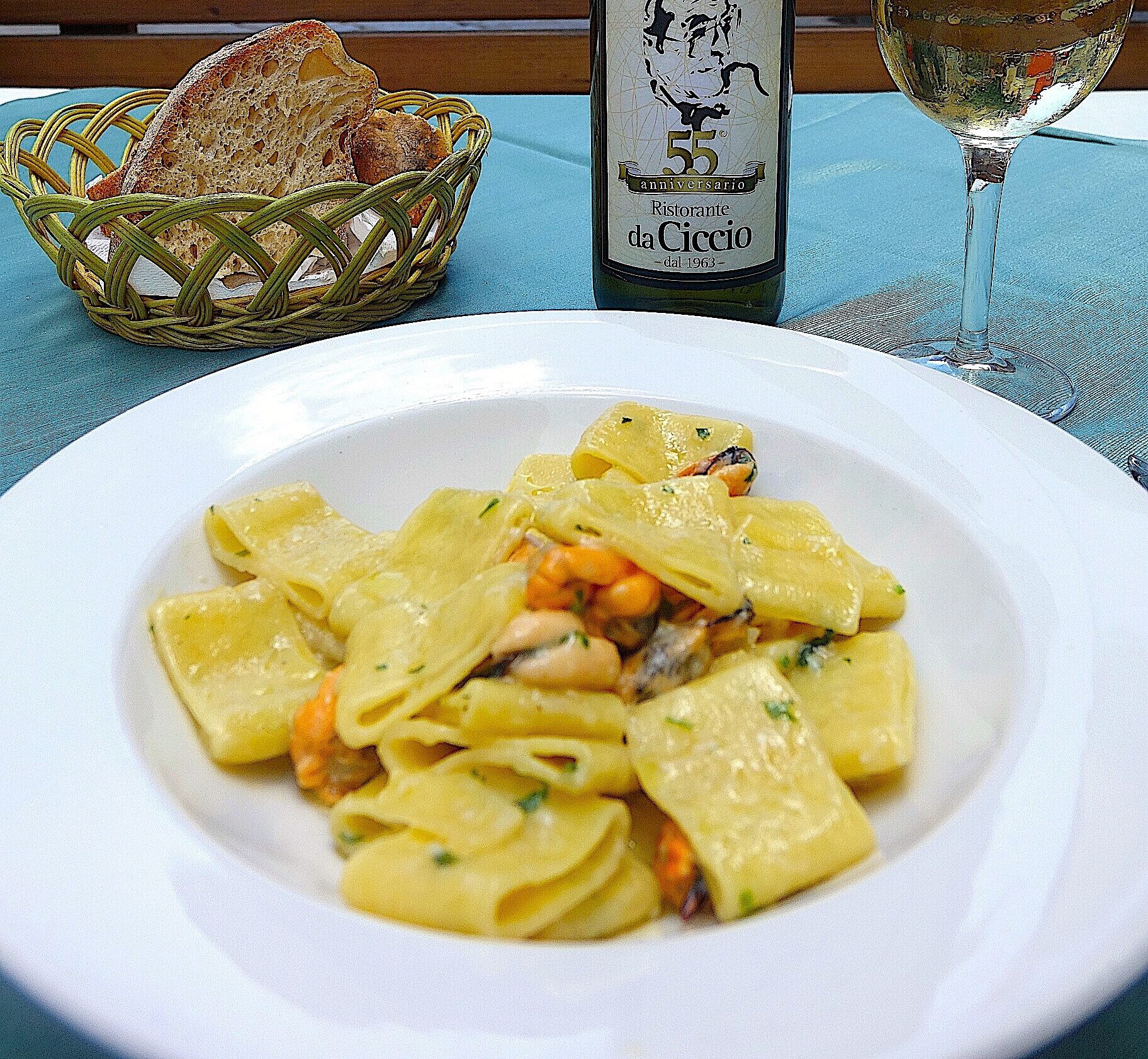 Pasta with Mussels and Pecorino, Ischia Style - Our Edible Italy