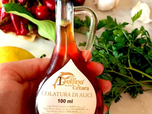 Anchovy Sauce (Colatura di alici) - Delfino - 100ml